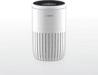 Bosch Thermotechnology Air Purifier for Home (Covers, 810-sq ft), 3-in-1 Filter for Pollen, Viruses, Smoke, Dust, Dander, Outdoor Pollution, Odors, HEPA, ENERGY STAR, Air 2000, White