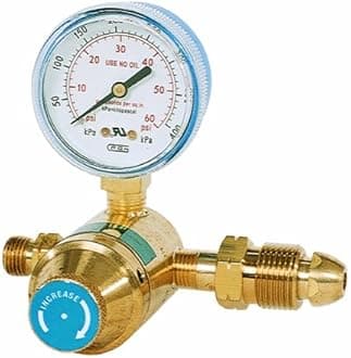 Goss EP-70G High Pressure Propane Regulator, LP CGA510 with Gauge B Hose