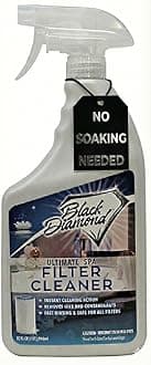 Black Diamond Stoneworks Ultimate Spa Filter Cleaner Fast-Acting Spray for Hot Tub, & Pool Filters.