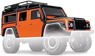 Traxxas 8011A Land Rover Defender Body, Adventure Orange: TRX-4