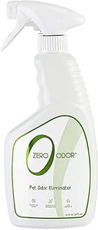 Zero Odor - Pet Odor Eliminator - Permanently Eliminate Air & Surface Odors – Patented Molecular Technology Best For Carpet, Furniture, Pet Beds - Smell Great Again (Over 400 Sprays Per Bottle)
