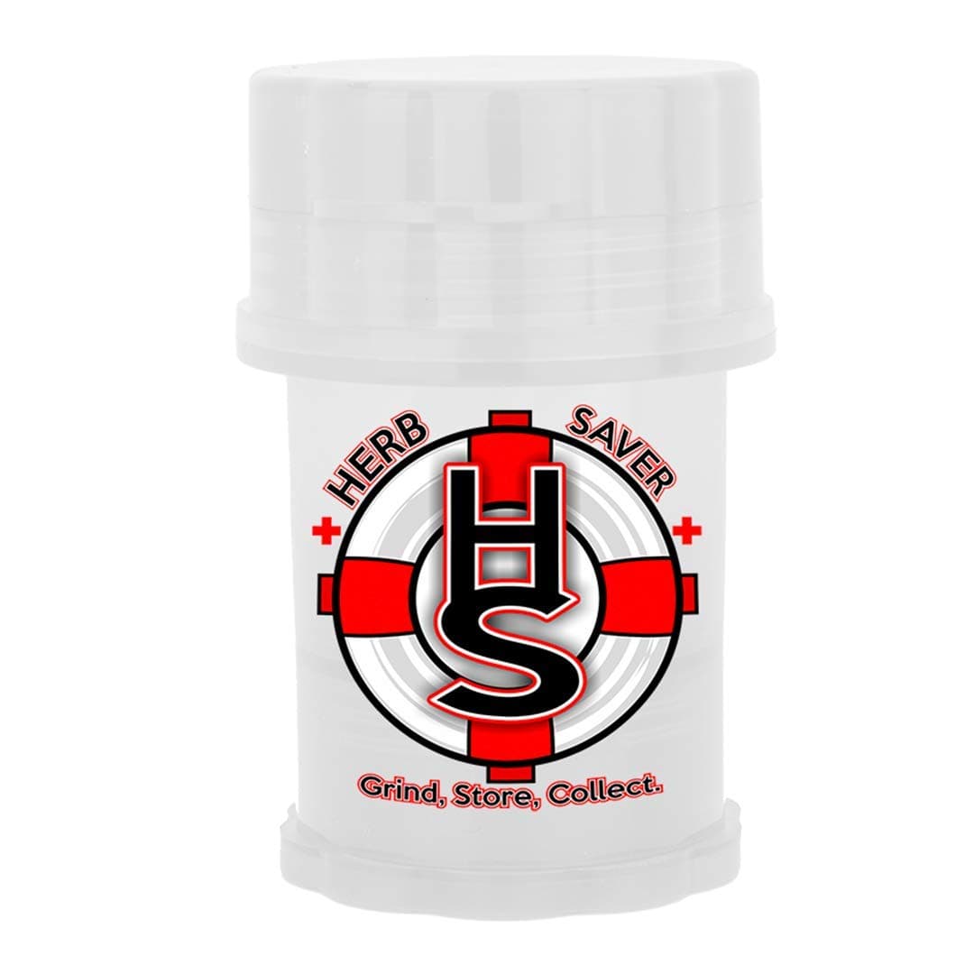 Herb Saver Grinder 2.4" X 3.8" Spice Herb Grinder (Clear)