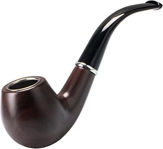 Tobacco pipe, handmade wooden Smoking pipe, Cigarettes Cigar Pipes perfect beginner pipe,gift set