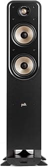 POLK AUDIO SIGNATURE ELITE ES55 FLOOR STANDING SPEAKER BLACK ES55BLK (1 PACK)