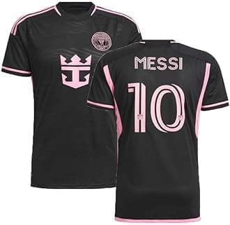 Sports Soccer Boys Football Jersey Argent Messi 10 Home Jersey T-Shirt 2023/2024 (Kids,Boys,Men)