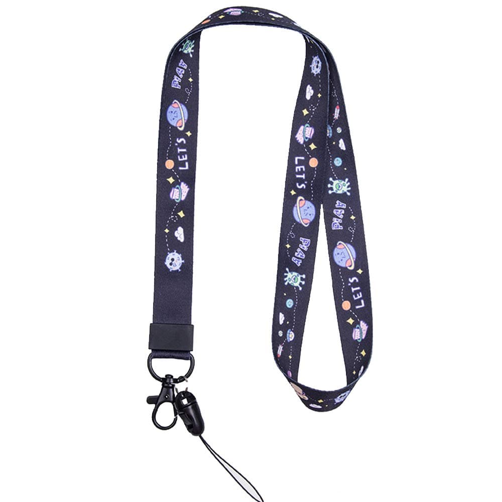 Lanyard Neck Strap, Two-Sided Printing in Full Colour and for Mobile ID Badge Keys mp3 USB Holder.