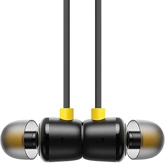 Earphones BT R20 for Realme X7 Pro/Realme X 7 Pro Ultra Earphone Original Like Wired Stereo Deep Bass Head Hands-Free Headset K Earbud Call/Music (CU4,BLK)