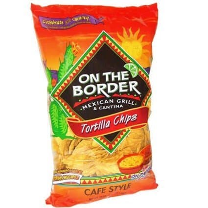 On The Border Cafe Style Tortilla Chips - 24 oz.