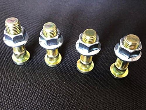 ATV Wheel Studs W/ 14MM Hex Flange Nuts for Honda TRX 450 400 250 Foreman Rubicon Rincon Rancher Fourtrax 100% Made in The U.S.A