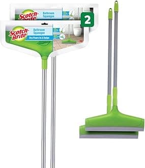 - Scotch-Brite Long Wiper, Superior TPE Blade (Blade Length: 30 cm), Streak Free Clean, Lightweight, Indoor and Outdoor Cleaning, Mopping (Pack of 2)