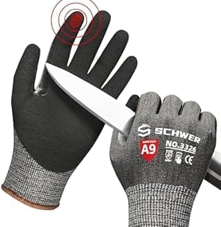 Schwer ANSI A9 Highest Level Cut Resistant Gloves