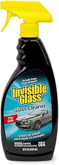 Invisible Glass 92164 Premium Glass Cleaner Spray for Car Windshields and Windows, Automotive and Home Window Cleaner, Streak-Free, Ammonia-Free, Tint-Safe – 22 fl oz