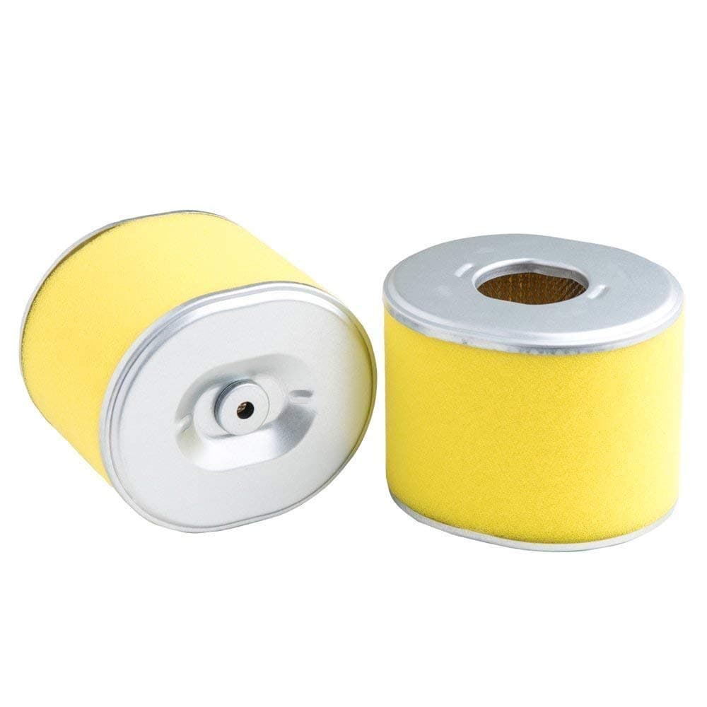 2-Pack 17210-ZE3-505 Air Filter, Compatible with Honda GX390 GX340 13 HP 11 HP OEM Air Cleaner and More, Plus Foam Pre Filter