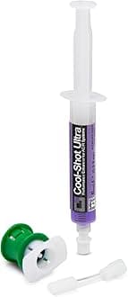 ERRECOM Cool-Shot Ultra, A/C Performance Enhancer Additive to Restore the Original Efficiency of Vehicle A/C Systems, 6 mL Cartridge, includes R1234yf Adapter