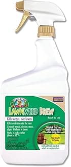Bonide Captain Jack's Lawnweed Brew, 32 oz Ready-to-Use Spray, Fast-Acting Formula Controls Weeds, Moss, Algae, Lichens & Disease
