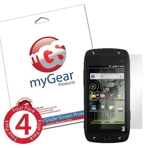 CLEAR LifeGuard Screen Protectors for Samsung Sidekick 4G (4 Pack)