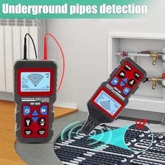 NOYAFA nf-826 Underground Cable Locator, Wire Tracking Detector, Wall and Underground Pipeline Wire Detector. Fuse, Switch, Short Circuit Breaker Fault Finder/Rechargeable Underground Wire Detector