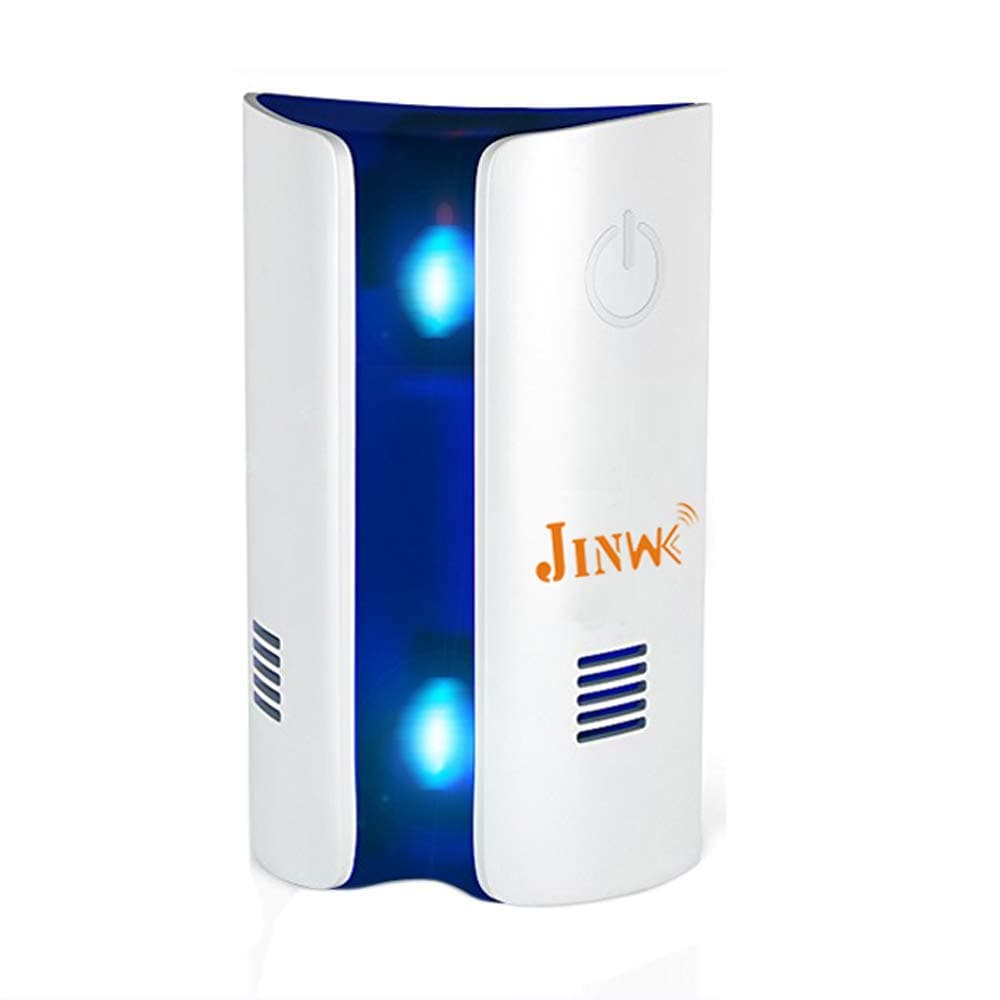 Pest Reject Ultrasonic Repeller, Best Electronic Pest Repeller Plug In – Pest Repellent for Anti Mice, Ants, Cockroaches, Mosquitoes, Spiders, Safe, Non-toxic, Double waves, Nightlight, White