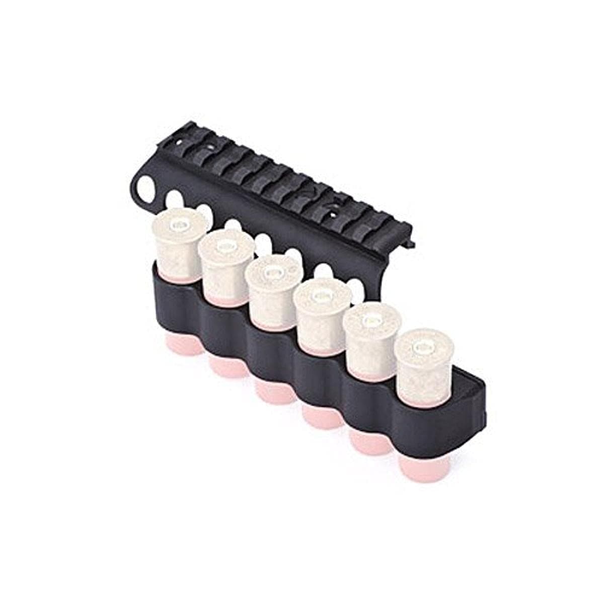 Mesa TacticalSureShell Carrier and Rail for Moss 500 (6-Shell, 12-GA, 4 1/2 in),Black