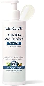 Hydrating Anti Dandruff Shampoo | 100% Dandruff Reduction | Removes Flakes & Hydrates Scalp | Proven Clinically | Piroctone Olamine, AHA & BHA | Paraben & Sulphate Free | 250ml