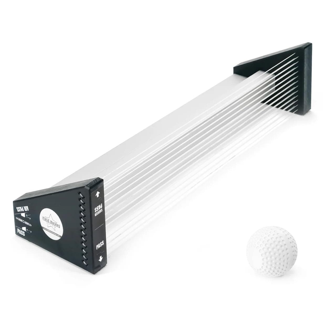 Rebounder - Patented Passing Trainer with Sticker Set and App - Passer for Indoor and Outdoor Practice - Better Shooting and Stick-Handling Speed and Comfort