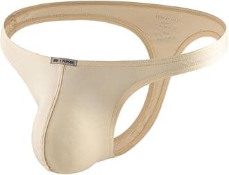 Summer Code Men's Thong G-String Underwear Soft Stretch Comfortable Brief Bulge Pouch Underwear