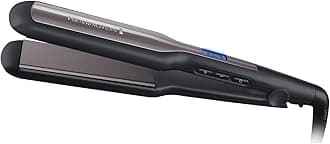 Remington Hair Straightener, Advanced Ceramic coating for Sleek & smooth glide, Wide longer length 110mm floating plates, Digital display, Fast 15 second heat up, Heat proof pouch, Up to 230°C, S5525