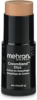Makeup CreamBlend Stick | Face Paint, Body Paint, & Foundation Cream Makeup | Body Paint Stick Perfect for Halloween .75 oz (21 g) (Medium 3)