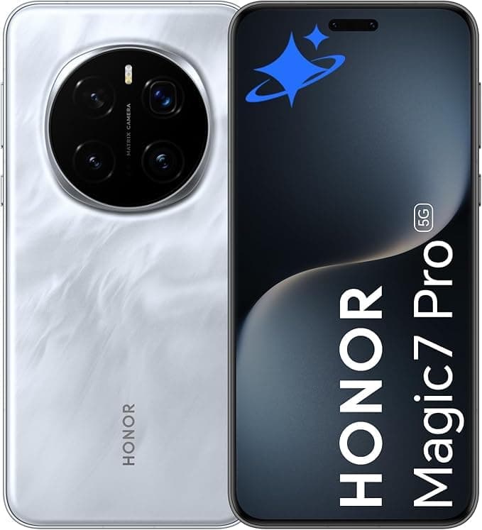 Magic 7 Pro 5G Lunar Shadow Grey 12GB RAM 512GB Dual SIM With Free Honor Watch 4, Honor choice S7 earbuds & 6 Month 360° Damage Protection* - UAE Version