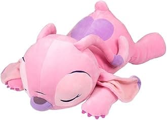 Official Angel Cuddleez Plush - Lilo & Stitch - 25-Inch - Ultra-Soft & Cuddly - Pink Alien Companion for Fans & Kids Experience & Premium Craftsmanship