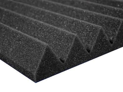 2" x 12" x 12" Charcoal Acoustic Studio Wedge Foam 48 Pack by Deluxe Foam