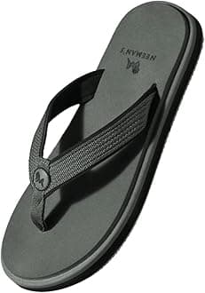 Neeman's Eco Fluffy Orthopedic Flips for Men | Soft & Comfortable Indoor Outdoor Fashionable Slippers for Boys