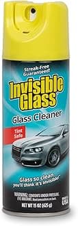 Invisible Glass 91163 Premium Aerosol Glass Cleaner Spray for Car Windshields and Windows, Automotive and Home Window Cleaner, Streak-Free, Ammonia-Free, Tint-Safe – 15 oz