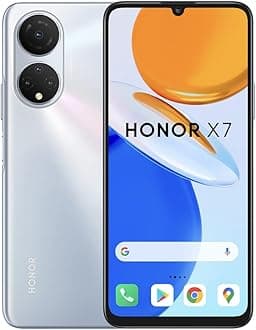 HONOR X7 Smartphone Android 11, 4GB RAM + 128GB Storage, 6.47” FullView Screen with 90Hz Smooth Display, 48MP Rear Quad Camera, 5000mAh High Capacity Battery（2 Year Warranty (Renewed)