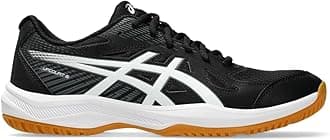 Asics Men's Upcourt 6 Volleyball Shoe Mens Upcourt 6, Black/White, 10