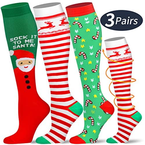 Compression Socks - Compression Sock Women & Men - Best Running, Athletic Sports, Crossfit, Flight Travel