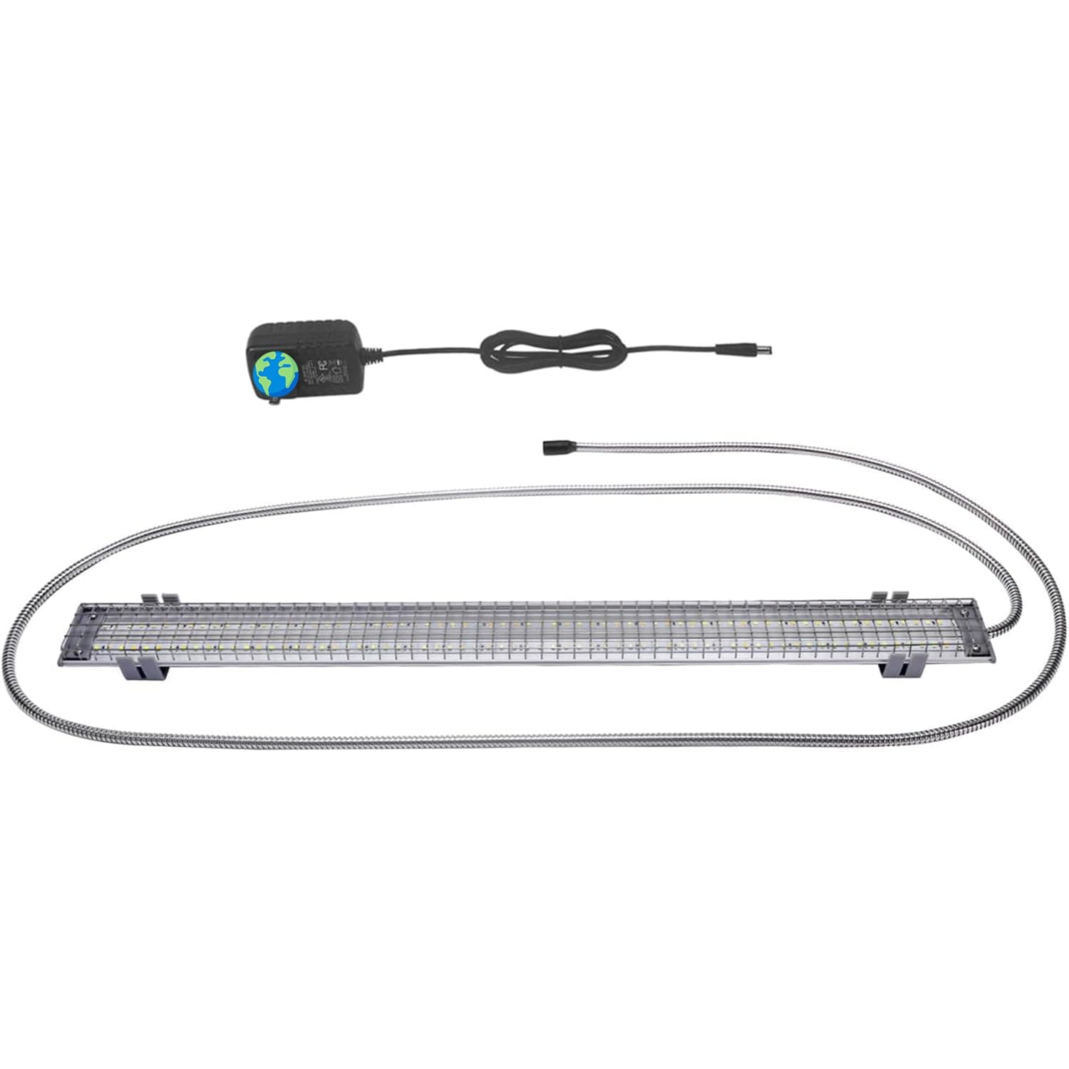 HappyBird Lighting Bird Cage Light with Chew Guard - Full Spectrum LED Pet Light - Simulates Natural Environment - Safe for Hookbill Birds – Easy to Install - (24" Long)