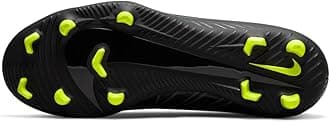 Nike Jr Kids' Mercurial Superfly 9 Club FG/MG Soccer Cleats, Black/Summit White/Volt/Dark Smoke Grey 001, 1 Little Kid
