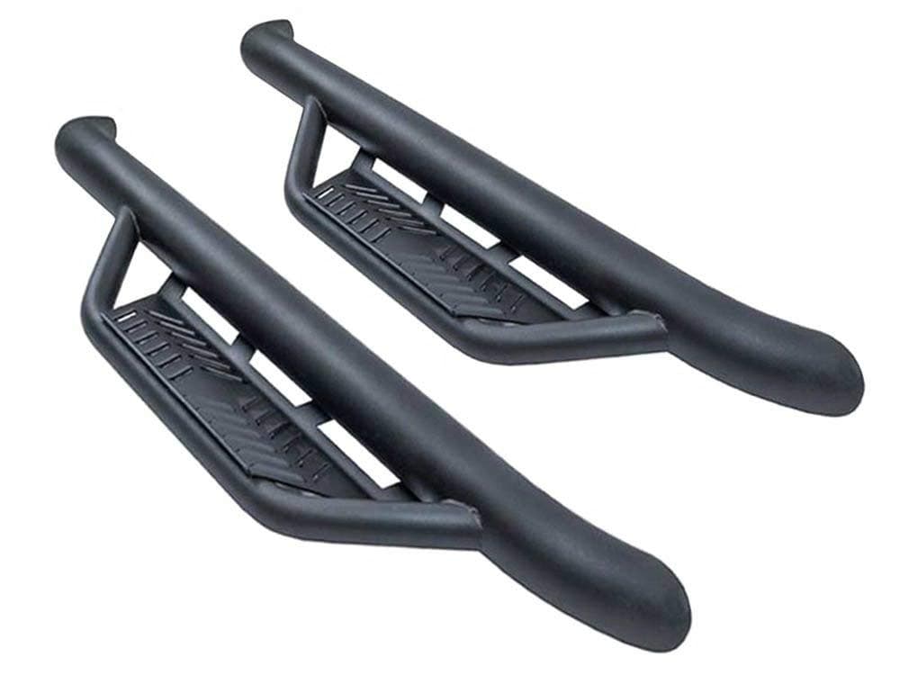 Havoc HS2 Black Hoop Steps Compatible with 2007-2018 Jeep Wrangler Jk, 2 Door