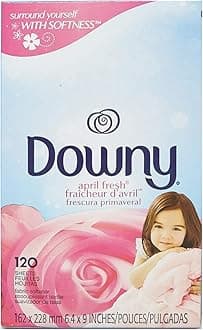 Downy April Fresh Tumble Dryer Softener Sheets (Pack of 120)