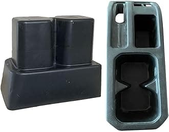 ZENVI Armrest Compatible with Suzuki Jimny JB64W JB74W 2018-2024 Center Console Organizer Box Double Door Style Usable for Elbow Support （Carbon Fiber Style）