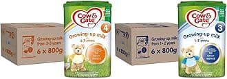 4 Toddler Baby Milk Powder Formula, 2-3 Years, 800g (Pack of 6) & 3 Toddler Baby Milk Powder Formula, 1-2 Years, 800g (Pack of 6)