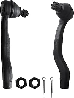 Front Outer Tie Rod End Kit 2pc ES3331 ES3332 for Honda Fit 2009-2014, Insight 2010-2014, CR-V 1997-2001, Civic 1992-2000, for Acura Integra 1994-2001, EL 1997-2000, Steering Tie Rod Ends
