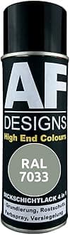 Alex Flittner Designs Rust Protection Paint 4-in-1 RAL 7033 Cement Grey Metal Protective Paint Spray Rust Protection Paint Spray Can