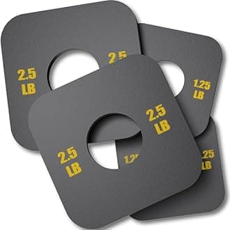 4 Piece Olympic Fractional Weight Plates Set 1.25LB 2.5LB Carbon Steel Change Plates for Weightlifting