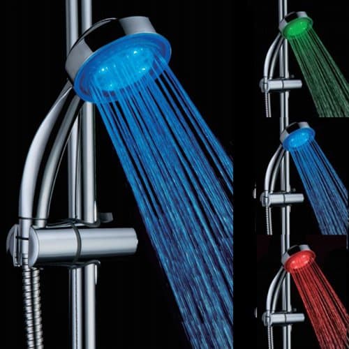 ChoiceLife Water Temperature Controlled Color Changing Shower Head