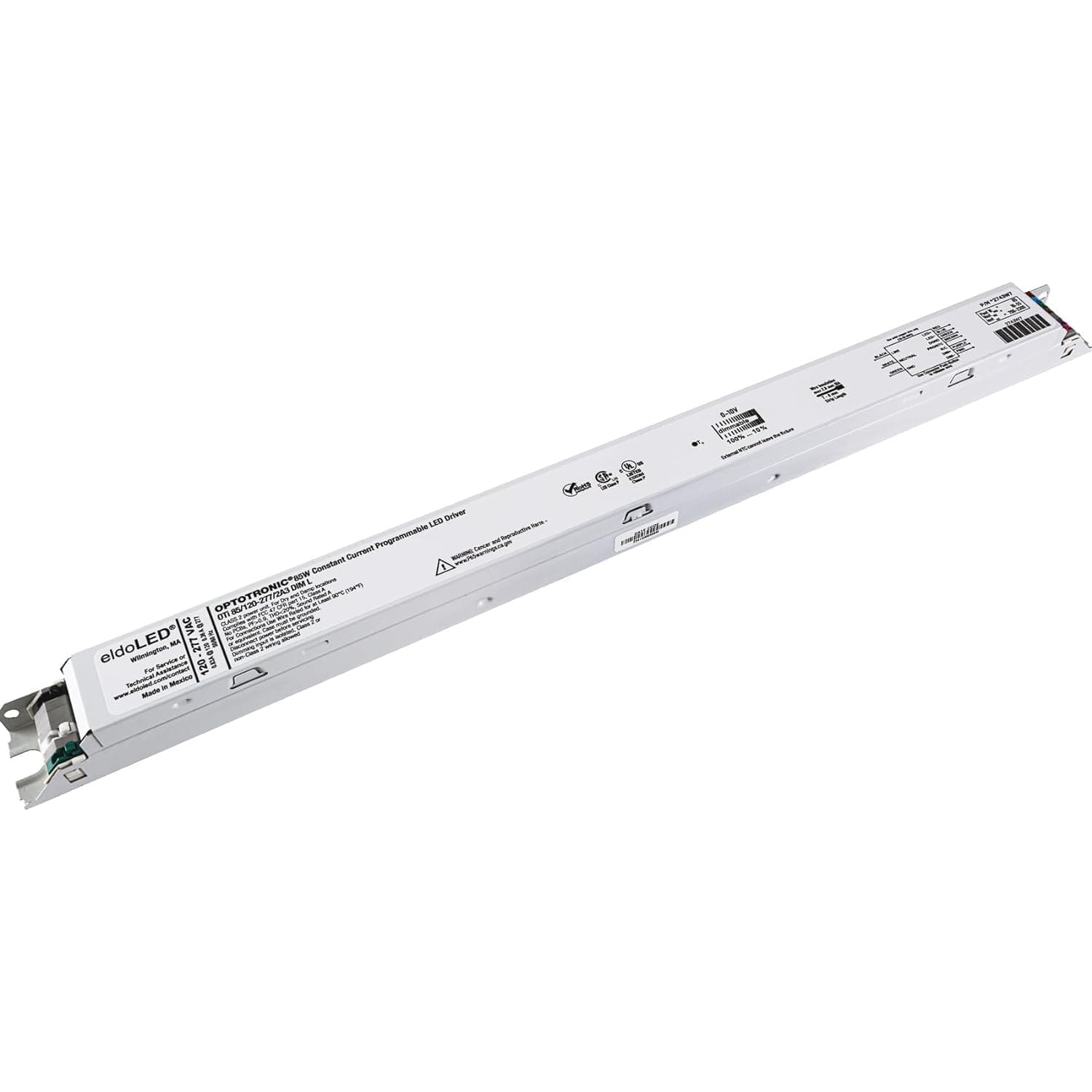*2743W7 OPTOTRONIC 85W Constant Current 0-10V Dimmable LED Driver, Programmable Linear OTi85/120?277/2A3 DIM-1 L (Osram 57422) …