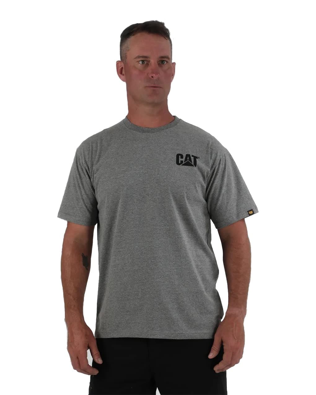 CAT Mens Trademark Short Sleeve Tee