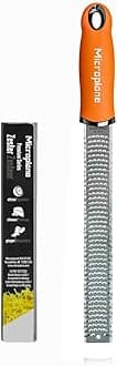 Microplane Premium Classic Series Zester Grater, 18/8, Orange