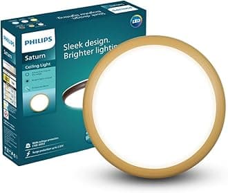 Philips 18W LED Surface Ceiling Light | Decorative Saturn Ceiling Light for Home| Warm White, Pack of 1